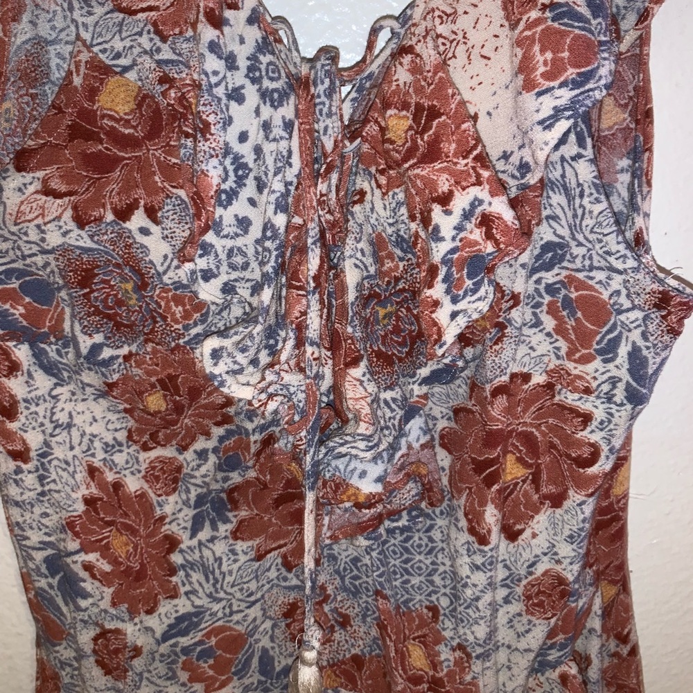 Floral Print Romper